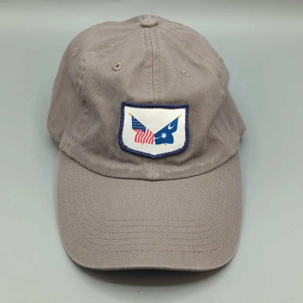 Imperial South Carolina USA Crossed Flags Strapback Hat Gray Golf Cap OSFA